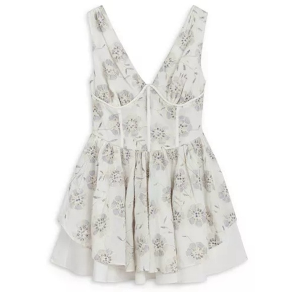 Nocturne Women's Corset Look Broderie Mini Dress - Picture 1 of 7